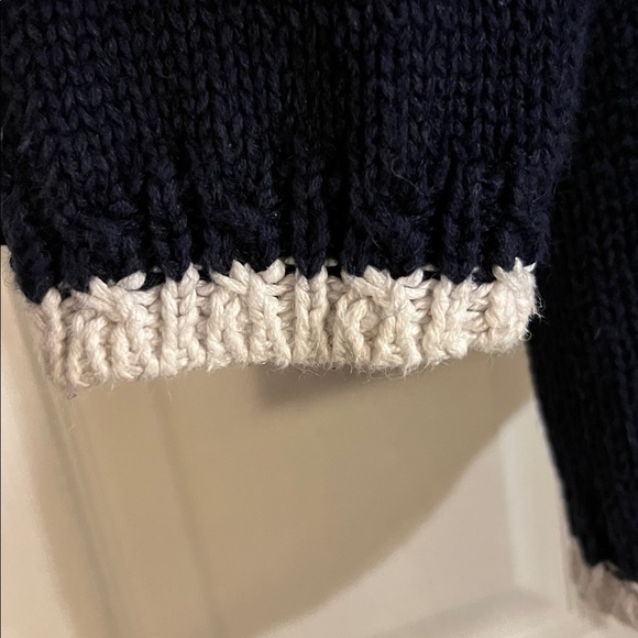 Vgt  Eagle’s Eye Hand Knit Sweater vintage walrus animal  pattern collectors - Picture 3 of 12